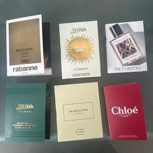 Assorted Fragrance Sample Set, Eau De Parfume Travel Size Sampler